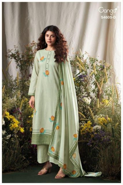 Ganga erixa 4605 dress materials wholesale amazon